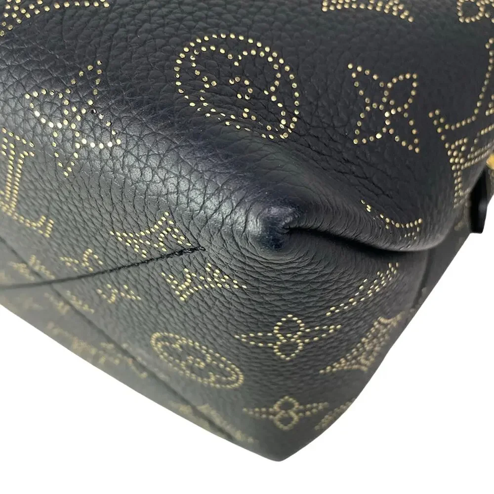 Louis Vuitton Pico Bella Mahina Handbag M82744 Noir Gold - Picture 9 of 16
